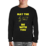 Star Wars - Force Siyah Çocuk Sweatshirt