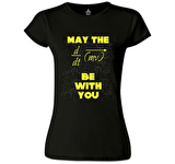 Star Wars - Force Siyah Kadın Tshirt