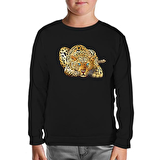 Kaplan - Look Siyah Çocuk Sweatshirt