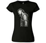 Vikings - Ragnar III Siyah Bayan Tshirt