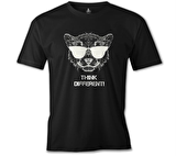 Think Different Siyah Erkek Tshirt