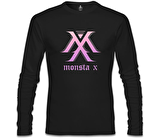 Monsta X - MX Siyah Erkek Sweatshirt