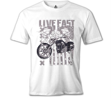 Hızlı Yaşa - X Beyaz Erkek Tshirt