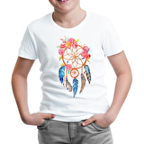 Düş Kapanı - Furry Beyaz Çocuk Tshirt