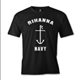 Rihanna Navy Siyah Erkek Tshirt