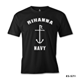 Rihanna Navy Siyah Erkek Tshirt
