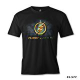 Flash vs Arrow Siyah Erkek Tshirt