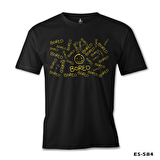 Sherlock - Bored Siyah Erkek Tshirt