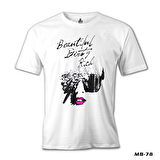 Lady Gaga - Beautiful Dirty Rich Beyaz Erkek Tshirt