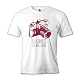 I Shoot People Beyaz Erkek Tshirt