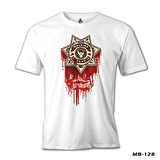 The Walking Dead - Sheriff Beyaz Erkek Tshirt