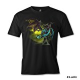 World of Warcraft - Illidan Stormrage Siyah Erkek Tshirt