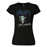 V for Vendetta Siyah Bayan Tshirt