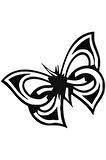 Tribal Kelebek 4 özel yeni sticker Oto 20 Cm MİXGİFTZ