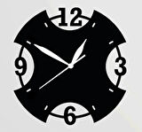 Zaman Ve Saat Duvar Dekor Sticker 45 X 45 Cm MİXGİFTZ