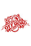 Tiger Off Road Sticker 10 X 6 Cm MİXGİFTZ