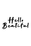 Hello Beatiful Sticker 20 X 10 Cm MİXGİFTZ