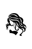Uzun Saçlı Kız Sticker 10 X 11 Cm MİXGİFTZ