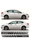 Honda Civic İçin özel yeni uyumlu Aksesuar Oto Yan Şerit özel yeni sticker MİXGİFTZ