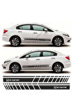Honda Civic İçin özel yeni uyumlu Aksesuar Oto Yan Şerit özel yeni sticker MİXGİFTZ