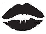 Kadın Dudağı Duvar Dekor Sticker (Tip 4) 40 X 28 Cm MİXGİFTZ