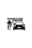 Respect For Bikers Duvar Dekor Sticker 40 X 28 Cm MİXGİFTZ