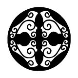 Çiçek Deseni Model 7 Oto özel yeni sticker 30 x 30 Cm MİXGİFTZ