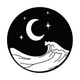 Mehtap Ay Ve Yıldız Oto özel yeni sticker 30 x 30 Cm MİXGİFTZ