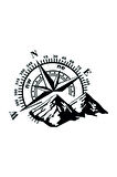 Pusula Dağ Off Road Oto özel yeni sticker 30 x 21 cm MİXGİFTZ