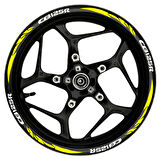 mixgiftzCB125R Beyaz yazılı  sarı pençe şeritli