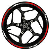 mixgiftzXmax Beyaz yazılı  kırmızıpençe şeritli