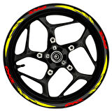 mixgiftzDİO kırmızı yazılı  sarı pençe şeritli