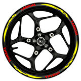 mixgiftzYamaha kırmızı yazılı  sarı pençe şeritli