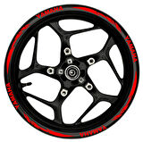 mixgiftzYamaha kırmızı yazılı  kırmızı pençe şeritli