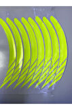mixgiftzJant Şeridi Pulsar Jant Şeridi Neon Yeşil Sağ-Sol/Ön-Arka