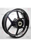 mixgiftzJant Şeridi Honda Cbr 500R Reflektif Beyaz Sağ-Sol/Ön-Arka