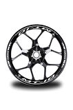 mixgiftzKırmızı Yamaha R1m Takım Jant Sticker Etiket