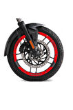mixgiftzKırmızı Bajaj N250 Geniş Jant Sticker Etiket Modeli