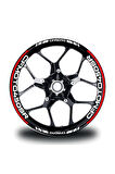 mixgiftzCfmoto 450sr Jant Sticker Iç Dış Yazılı Kırmızı