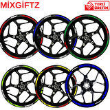 mixgiftzGri Yamaha YZF R25 Takım Jant Sticker Etiket