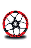 mixgiftzYAMAHA Nmax İç & Dış Jant Sticker Etiket Modeli Kırmızı