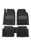 Hyundai Santa Fe 2007 2012 Paspas Derin Havuzlu Krom Karbon