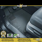 Sahler Audi A4 Sedan/Stw 2016 Sonrası Uyumlu 4.5D Havuzlu Siyah Oto Paspas