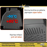 Sahler Audi A4 Sedan/Stw 2016 Sonrası Uyumlu 4.5D Havuzlu Siyah Oto Paspas