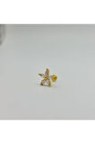 Cerrahi Çelik Çiçek Küpe Tragus Helix Kıkırdak Piercing