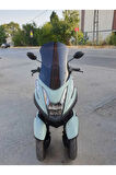Yamaha Tricity 125 Siperlik Ön Cam 2014 2024 Model 60cm Siyah Renkli 4mm
