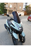 Yamaha Tricity 125 Siperlik Ön Cam 2014 2024 Model 60cm Siyah Renkli 4mm