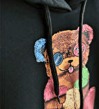 Triliya Kız Çocuk Kapşonlu Mevsimlik Likralı Eşofman Takımı 4-12 Yaş