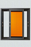 Toz Tutmaz Turuncu Plise Perde Antibakteriyel - Cam Balkon & PVC Pencere Plise Perde Modelleri