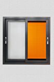 Toz Tutmaz Turuncu Plise Perde Antibakteriyel - Cam Balkon & PVC Pencere Plise Perde Modelleri